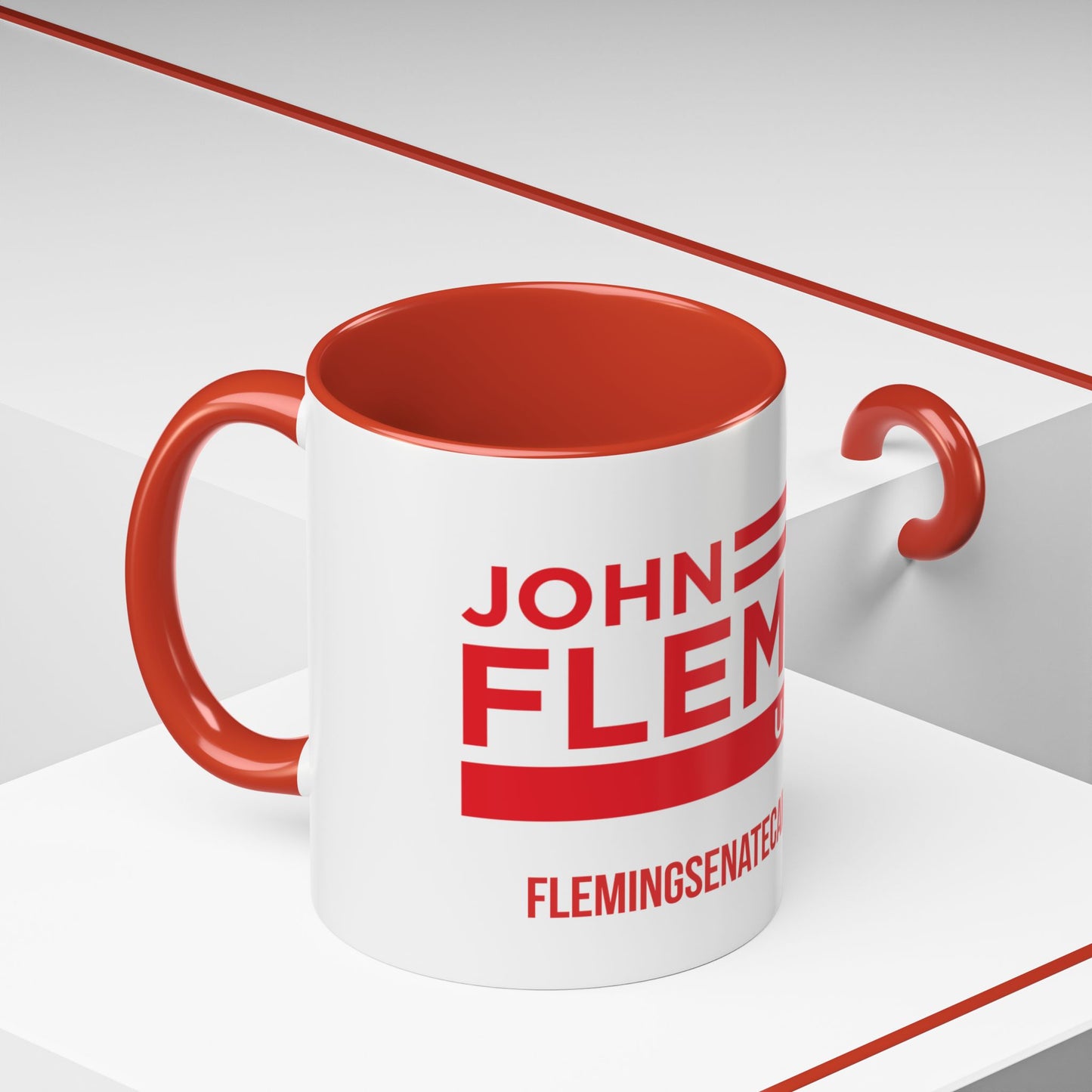 John Fleming U.S. Senate 2026 Campaign Coffee Mug | 11 oz Coffee Mug | 15oz Accent Mug | Conservative Republican Political Mug