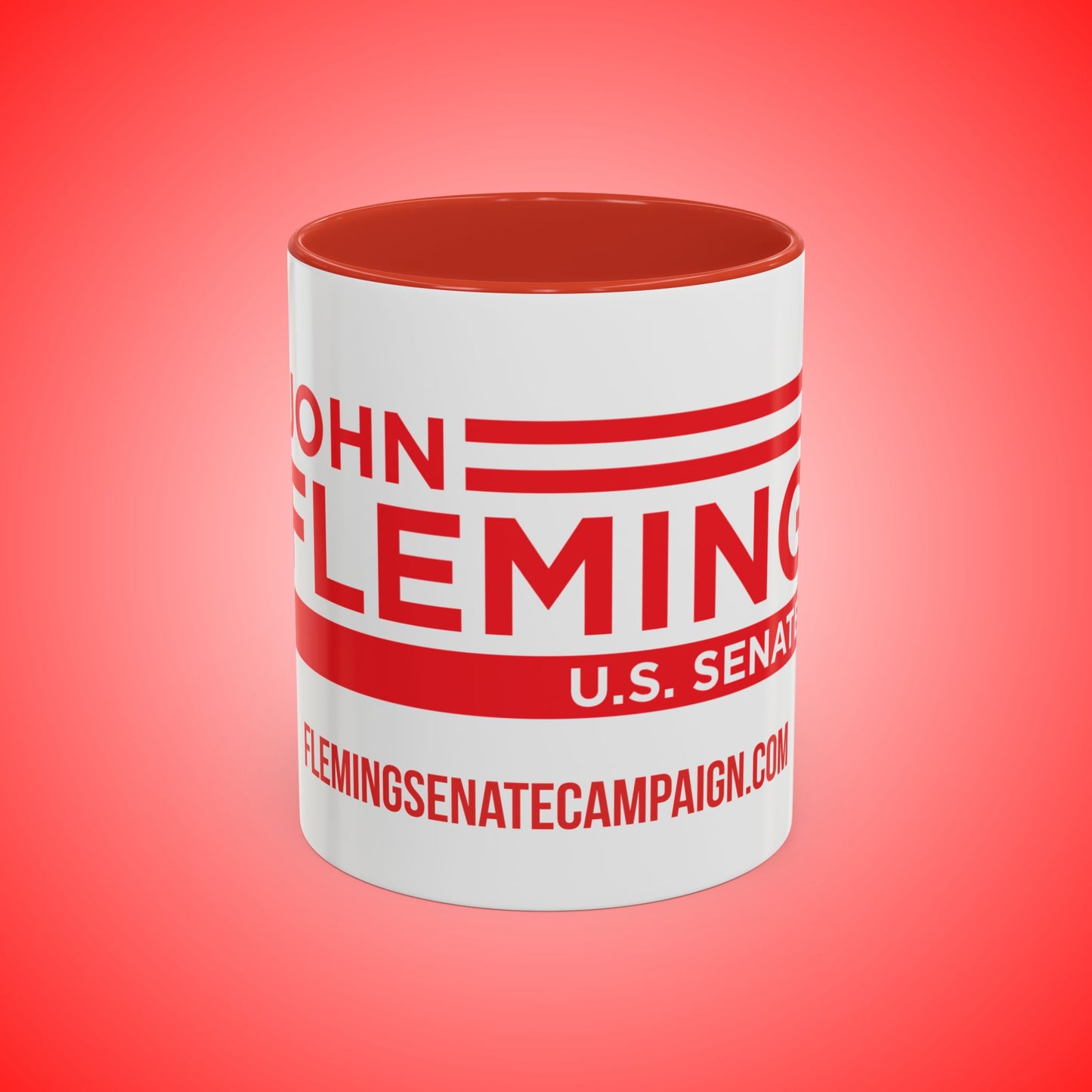 John Fleming U.S. Senate 2026 Campaign Coffee Mug | 11 oz Coffee Mug | 15oz Accent Mug | Conservative Republican Political Mug