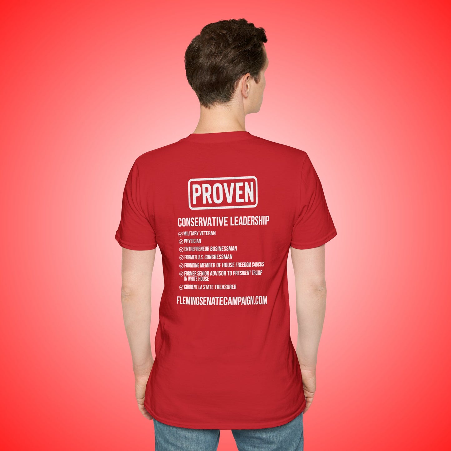 John Fleming U.S. Senate 2026 Election T-Shirt | Republican Candidate T-Shirt | Louisiana Conservative Values Tee