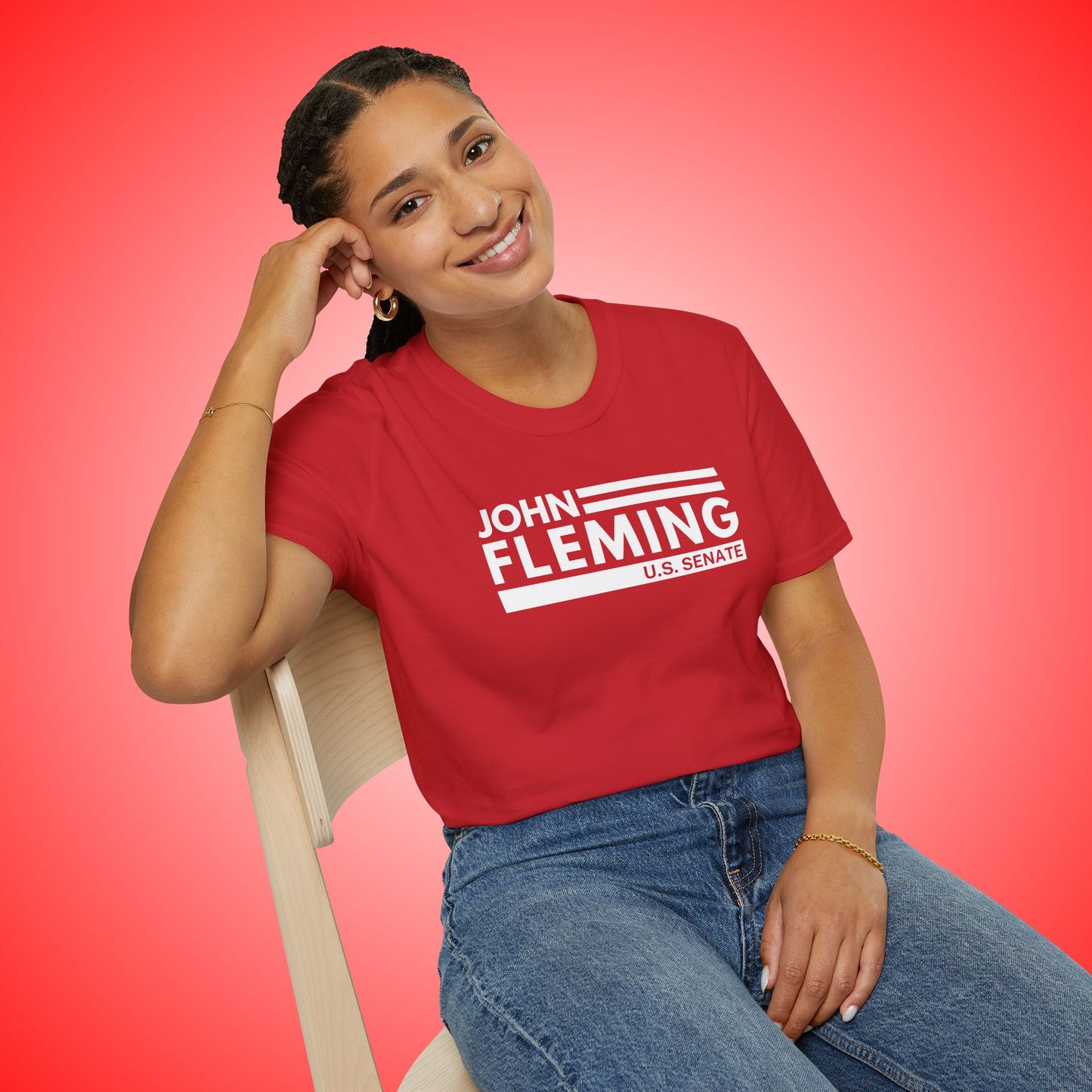 John Fleming U.S. Senate 2026 Election T-Shirt | Republican Candidate T-Shirt | Louisiana Conservative Values Tee