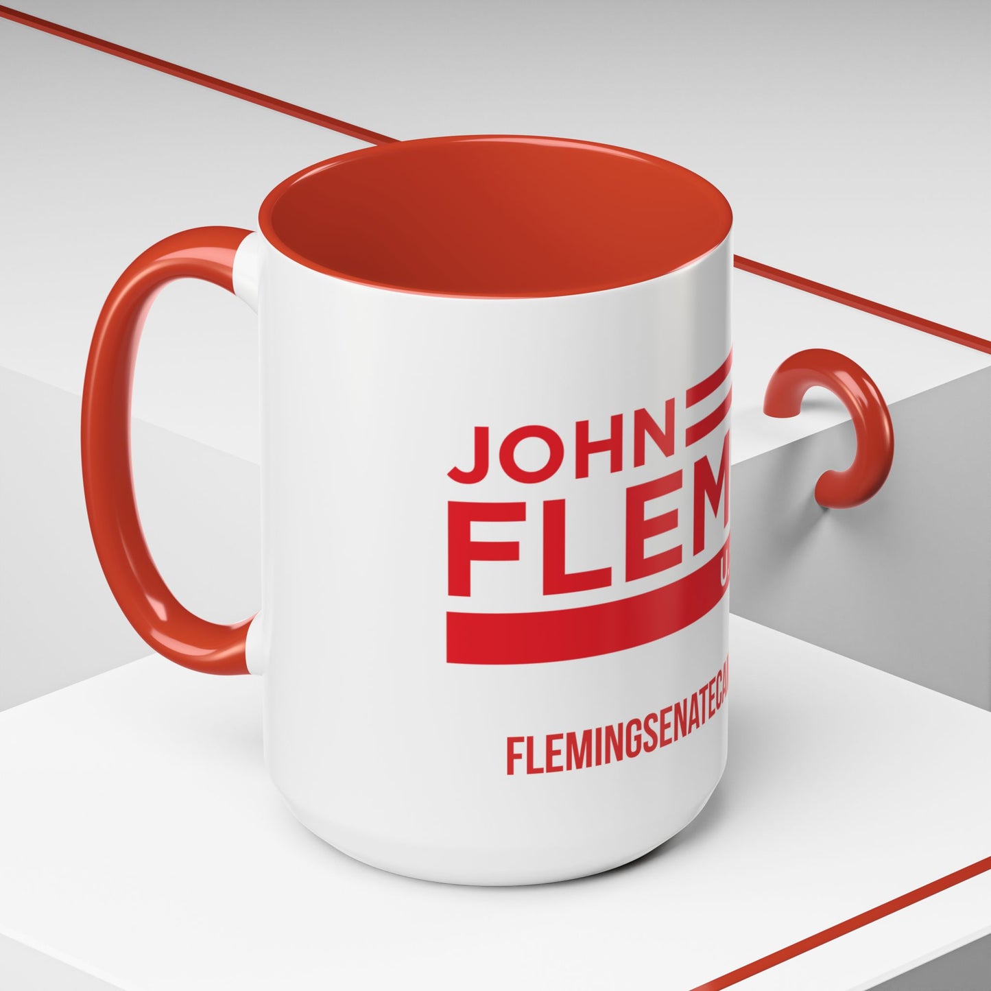 John Fleming U.S. Senate 2026 Campaign Coffee Mug | 11 oz Coffee Mug | 15oz Accent Mug | Conservative Republican Political Mug