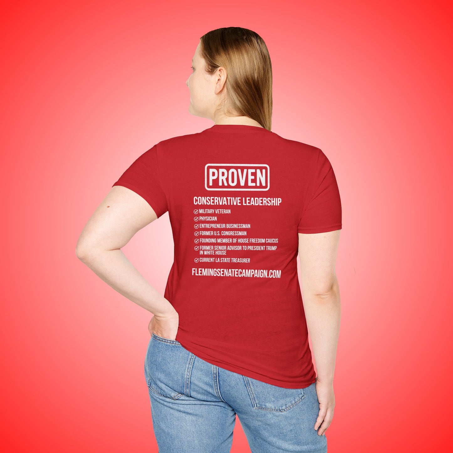 John Fleming U.S. Senate 2026 Election T-Shirt | Republican Candidate T-Shirt | Louisiana Conservative Values Tee
