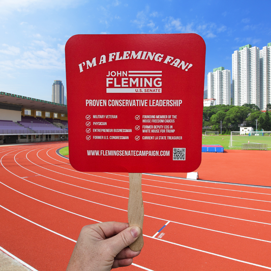 John Fleming for U.S. Senate Hand Fan - 5 Pack