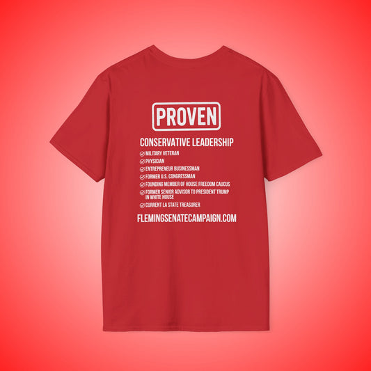 John Fleming U.S. Senate 2026 Election T-Shirt | Republican Candidate T-Shirt | Louisiana Conservative Values Tee