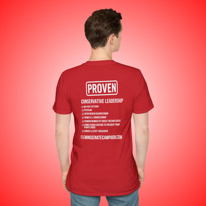 John Fleming U.S. Senate 2026 Election T-Shirt | Republican Candidate T-Shirt | Louisiana Conservative Values Tee