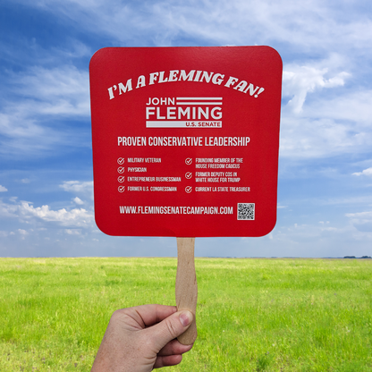 John Fleming for U.S. Senate Hand Fan - 5 Pack